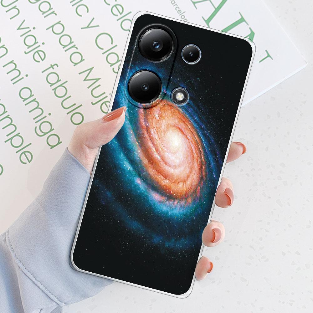 Für Redmi Note 13 Pro Hüllen Abdeckung Für Redmi Note 13 Transparent Schutz Weiches Silikon Handyhülle Funda oder Redmi Note 13 Pro Plus Coque