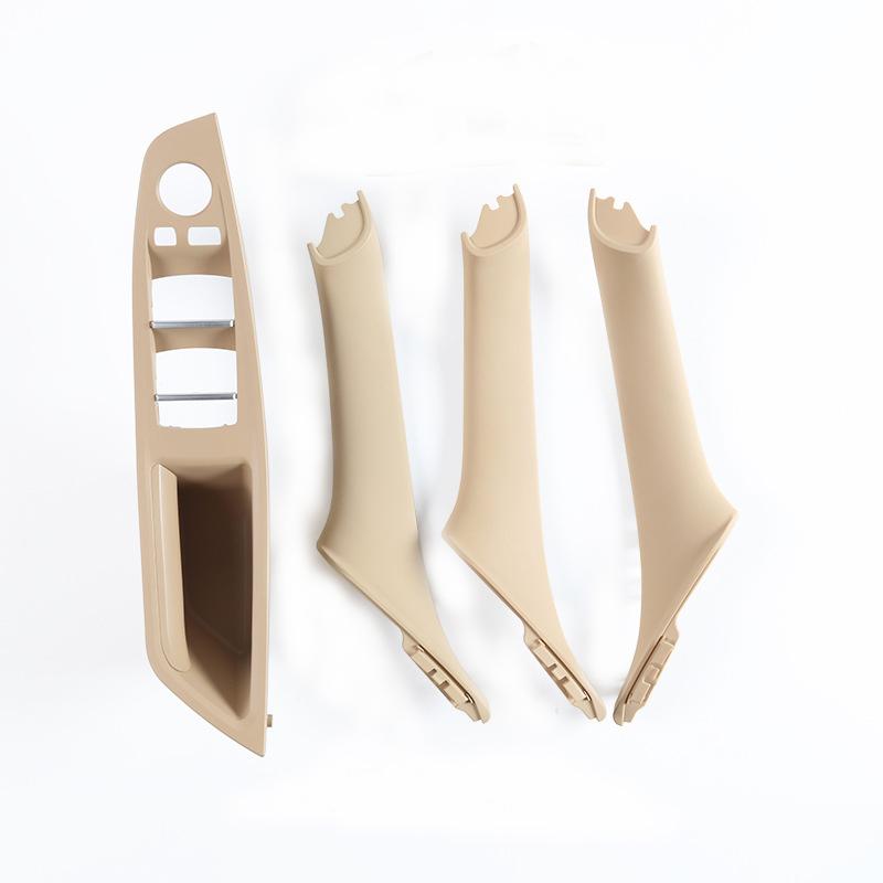 Carbon Fiber Inner Handle for F10 F11 F18 BMW 5 Series Armrest Pull Trim Cover 7 Pcs Set 51417225875 51417261933 51417225879