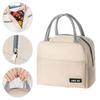 Portable Lunch Box Bag Solid Color Thickened Thermal Insulation Bag Suitable For Students Office Workers & Other Occasions