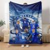 Chelsea Fc Football Player Blanket Durable Comfort Perfect for Office Chair Livingroom Picnics Four Seasons Multipurpose Stylish Decor