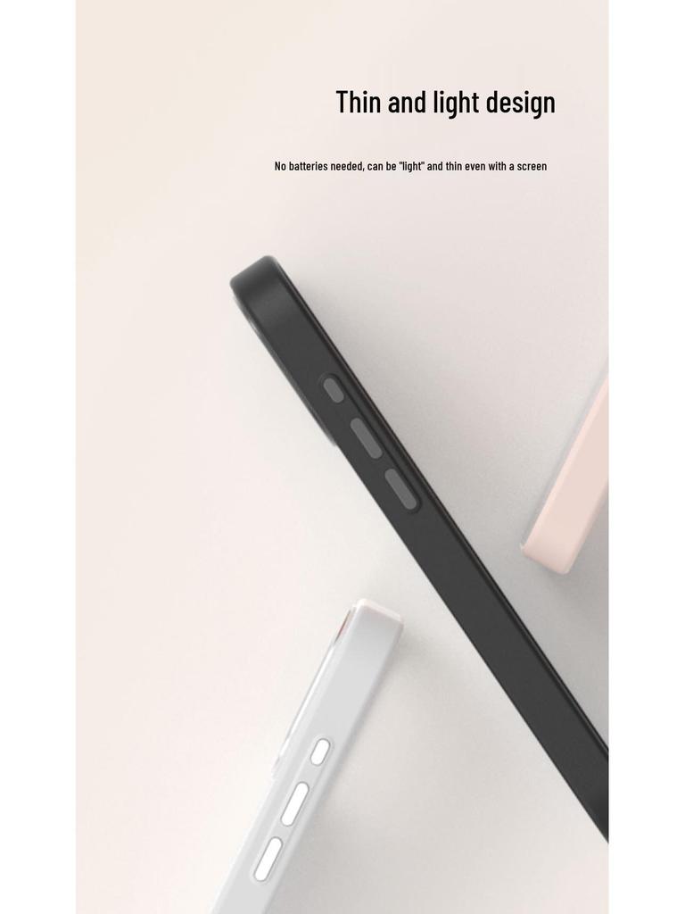 4-inch E-ink NFC Phone Case with Screen Mirroring for Apple 13-16