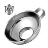 Stainless Steel Canning Funnel, Wide Mouth Jar Funnel with Handle for Wide and Regular Mouth Jars, Food Grade Metal Jam Funnel