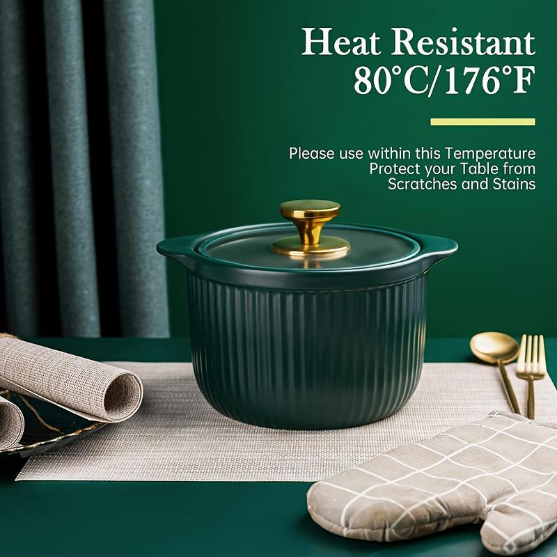 One piece, fashionable Nordic style placemat, hotel, cafe, leave-in table mat, coaster, bowl mat, table mat weaving