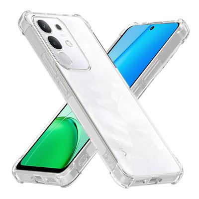 Coque For Vivo Y29 4G 5G Case Clear Silicone Soft Phone Case For Vivo Y04 Y29S Funda Transparent Shockproof Airbag TPU Cover