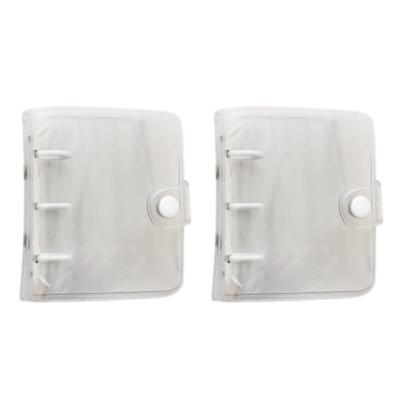 Katapahah Transparent Collectible Book Card Idol Mini Album Photocard Storage Book 1-tier 95 X 112 X 30 Mm 2p