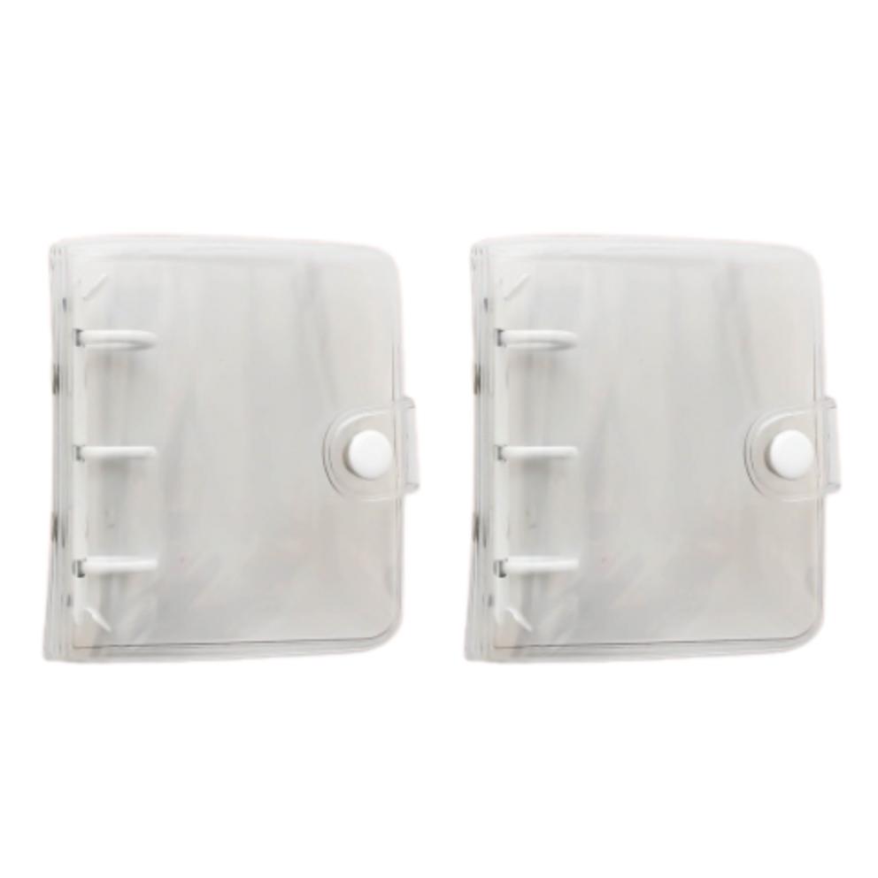 

Katapahah Transparent Collectible Book Card Idol Mini Album Photocard Storage Book 1-tier 95 x 112 x 30 mm 2p