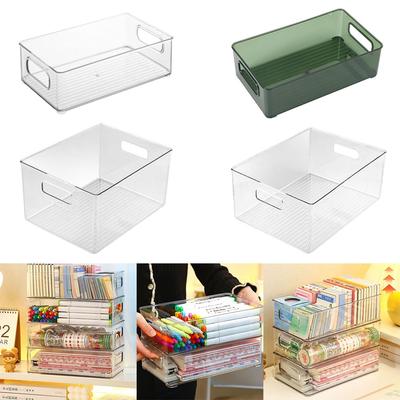 Aufbewahrungsbox mit Griffen Acryl Schrank Organizer