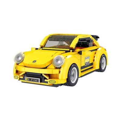 Gelbes Luxusauto von Miniblock (01046LI)