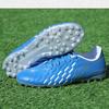 Li Ning MG Multi Ground Artificial Turf Abrasion Resistant Soccer Shoes Men's Blue White YSFU005-2