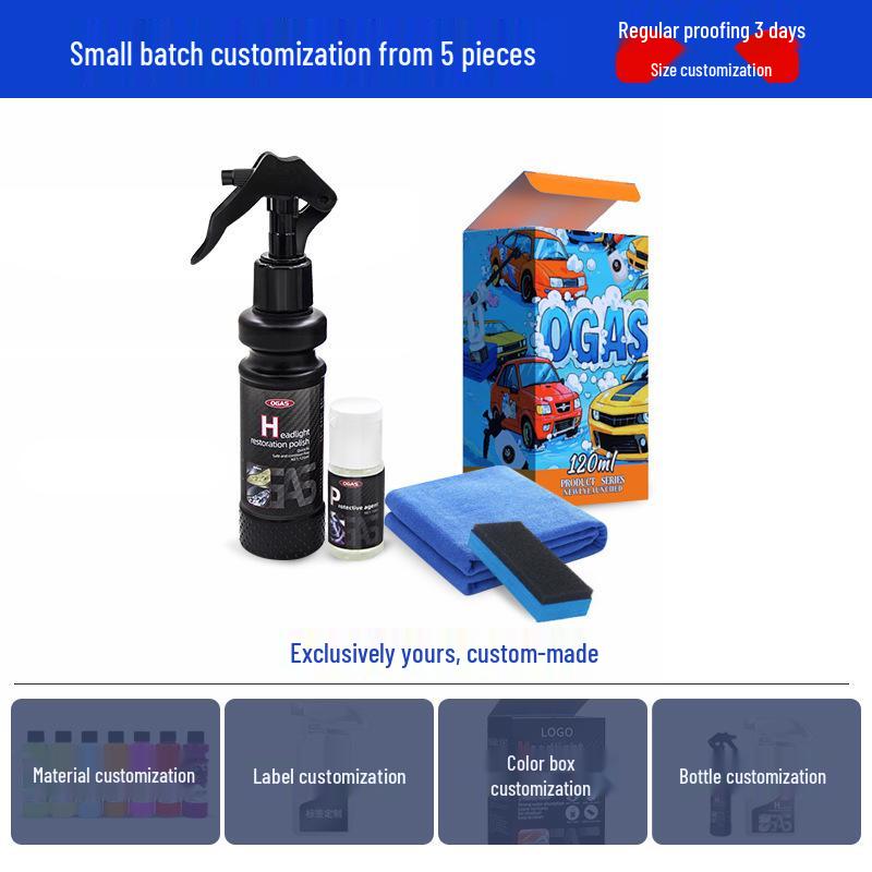 Car Headlight Restoration Spray: Fast Polish & Brighten, Remove Yellowing Without Sanding