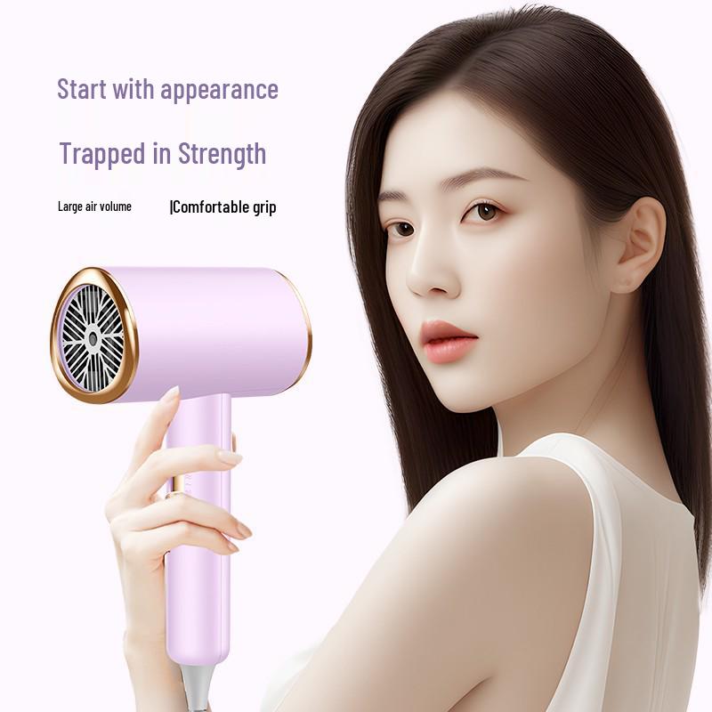 

High Power Hair Dryer with Blue Light - Hot & Cold, Constant Temperature for Home & Dorm. Ideal Gift! 1210W