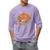 Men'S Round Neck Three-Quarters Sleeve Top Casual Fashion T-Shirt