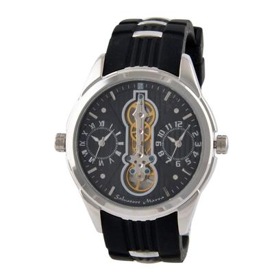 Salvatore Marra Watch Twin Quartz SM18113-SSBK [Men's] [Item]