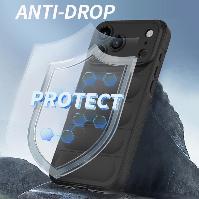 Luxury Real Silicone Shockproof Bumper Phone Case For iPhone 17 16 Pro Max Samsung S25 Xiaomi Oppo Honor Google Anti Fall Shock Solid Color Back Cover
