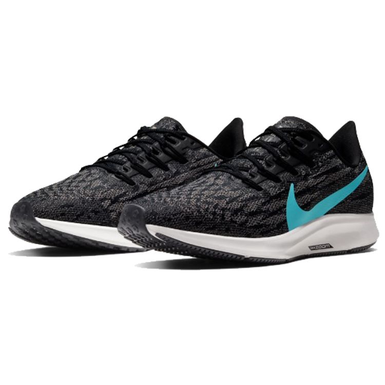 Nike Pegasus 36 Comfortable Non-Slip Lightweight Low-Top Casual Running Shoes Unisex Sneakers Black Blue White AQ2203-010