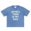 Punk Aphex Twin Print TShirt Oversized Mens Hip Hop Streetwear Harajuku Clothing Goth Letter Short Sleeve Tops Cotton Tees Y2k