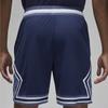 Jordan Dri-Fit Solid Logo Stripe Drawstring Athletic Training Casual Shorts Men Bottoms Navy-Blue DX1487-410
