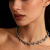 Hip-hop Gothic Punk Style Barbed Wire Little Thorns Chain Choker Small Wire Brambles Choker Necklace Women Gifts