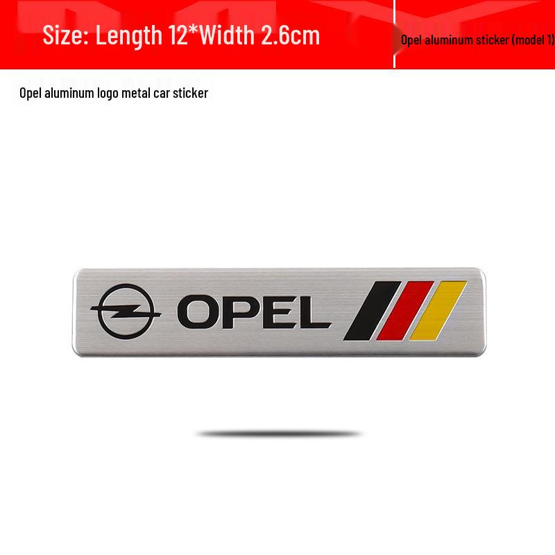 Opel Corsa Car Emblem Decoration - Metal Aluminum Logo Sticker