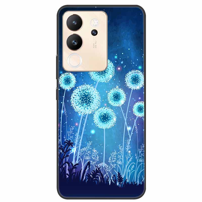 For Vivo V30 Lite Case 6.67'' Silicone Painted Soft TPU Protective Cover for Vivo V 30 Lite 5G Phone Cases V30Lite V2314 Cartoon