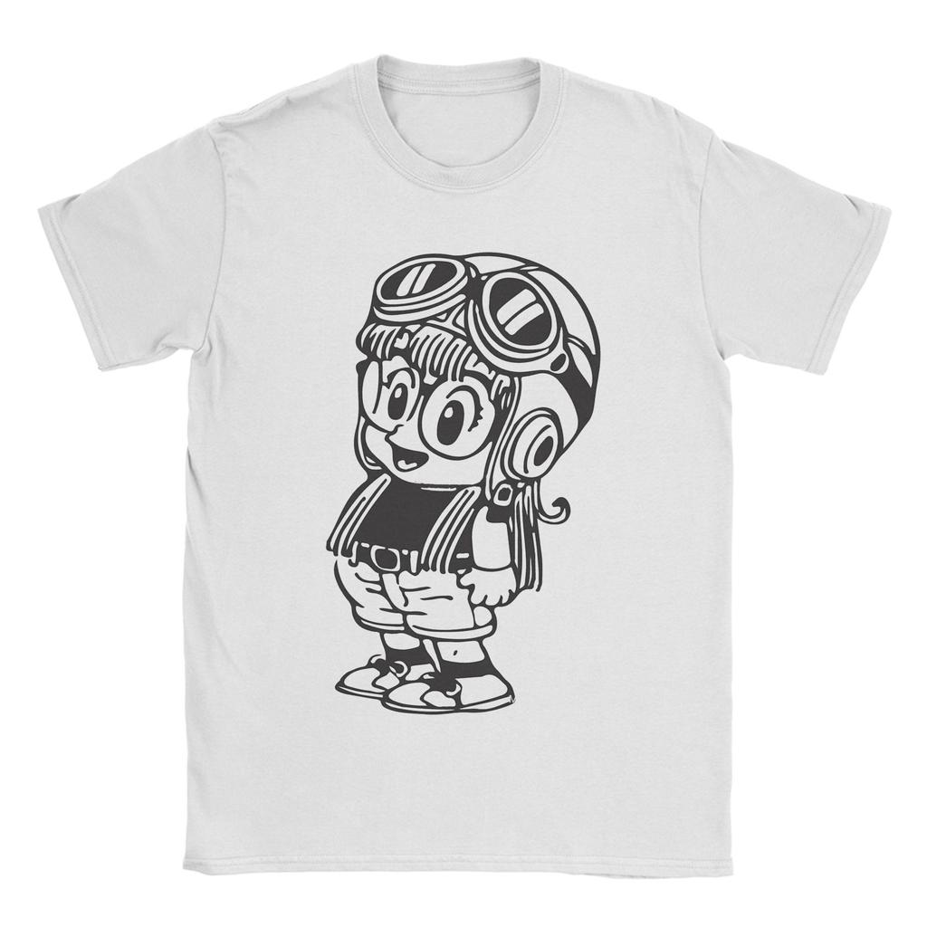 Camisetas Divertidas de Arale Dr. Slump Anime para Hombre y Mujer 100% Algodón Camiseta de Humor Cuello Redondo Mangas Cortas Ropa Nueva Llegada