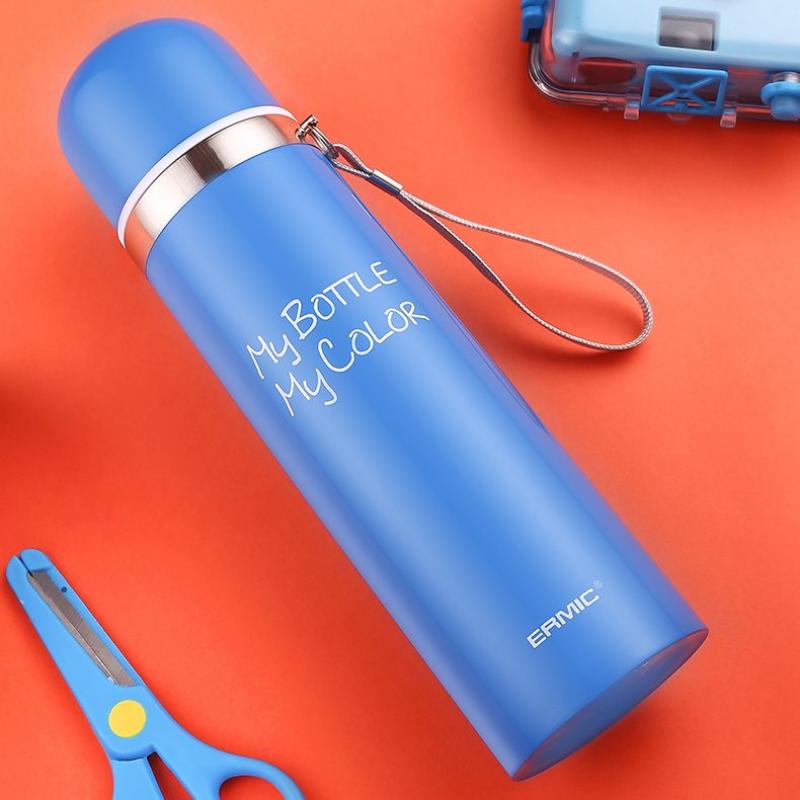 Velkokapacitní termoska 500ml/1000ml vakuová baňka přenosná nerezová termoska láhev na vodu cestovní čajový hrnek kancelářská termoska