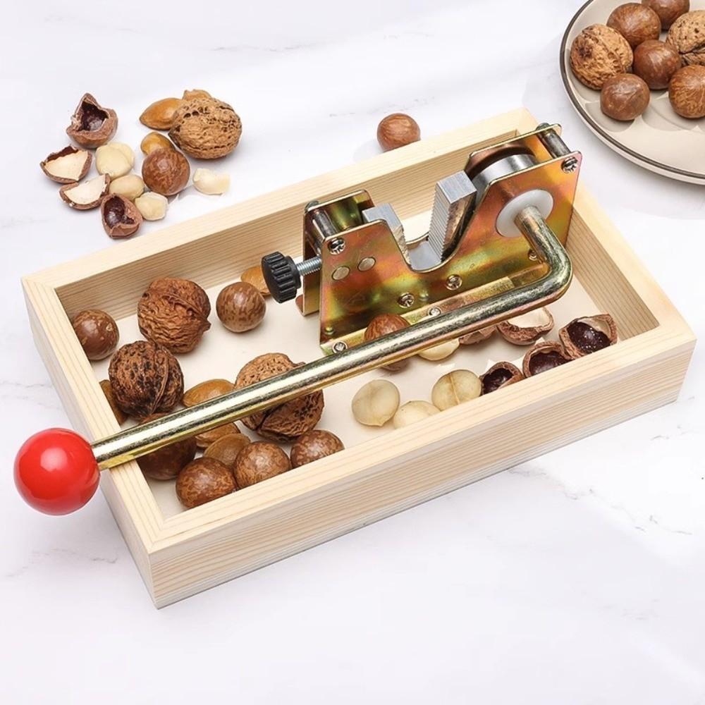 Walnuts Nut Cracker Tool Wood Nut Shell Cracker New Nut Peeling Machine Kitchen Tool