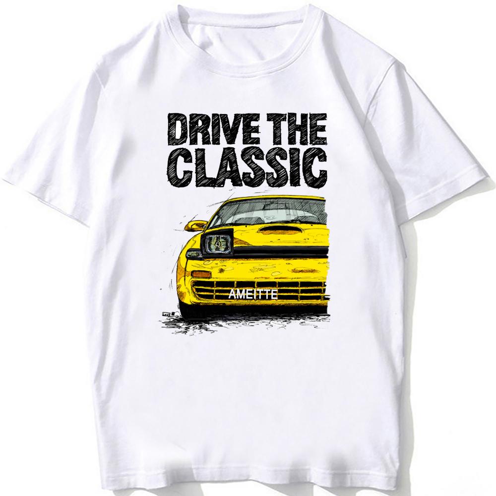 Newest Summer Men Short Sleeve Classic Celica 5 Generation Car Sport T-Shirt Hip Hop Cool Boy White Tees Mans Casual Tops