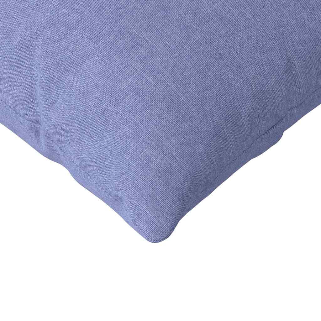 Sofa Cushions 2 Pcs Denim Blue 120 X 40 Cm Fabric