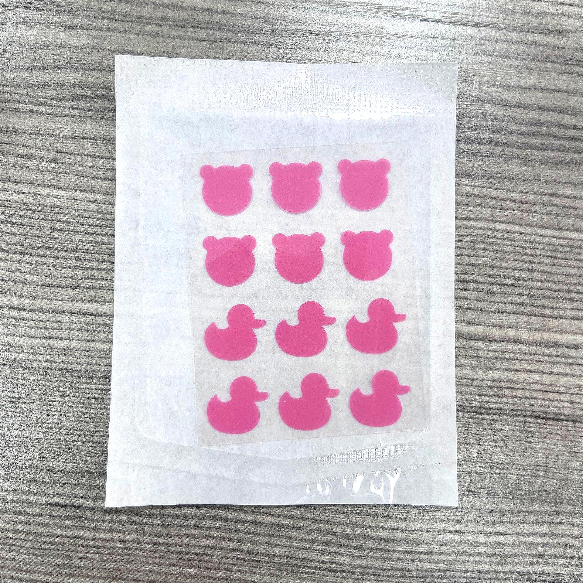 Hydrogel Cartoon Star Pimple Patch - Colorful, Transparent, Concealing