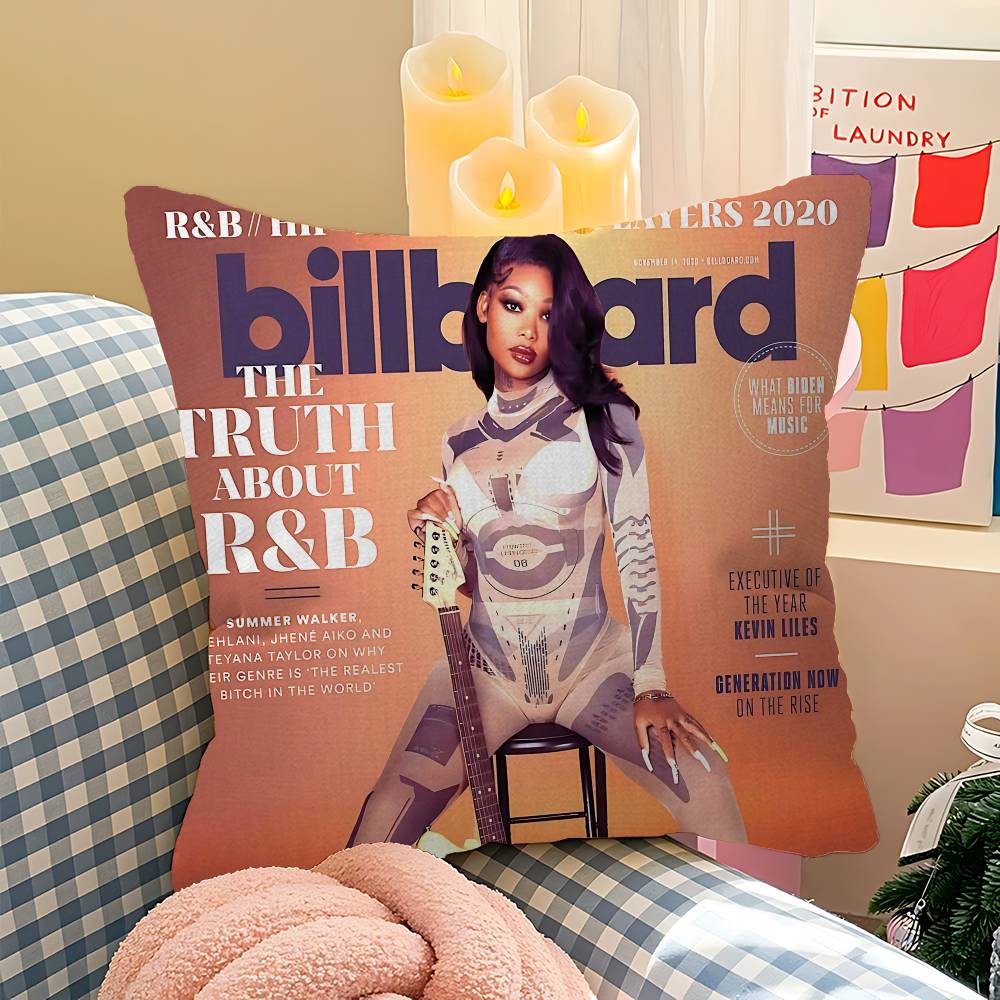 Pop Rap Summer Walker Cushion Cover Pillow Cover Decor Pillowcase Printed Cushion Case For Couch