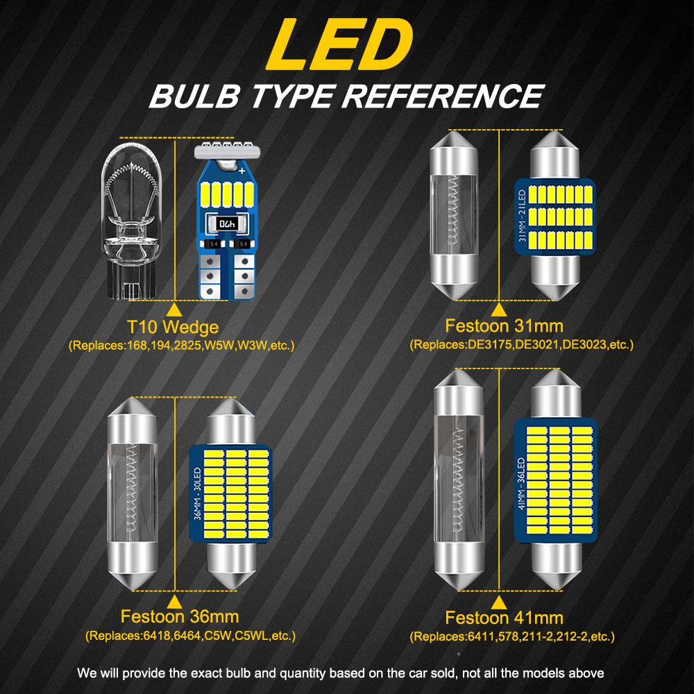 BMTxms 14PCS Canbus Car LED Interior Light Bulb Kit For VW Volkswagen Golf MK6 6 VI GTI 2009 2010 2011 2012 2013 Car Accessories