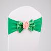 2 Stück Wiederverwendbare Stuhl Fliege Vintage Stuhllehne Blume Satin Stuhlschärpen Band Hochzeit