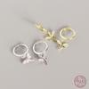 925 Sterling Silver Dragonfly Earrings For Sweet Rural Style Outdoor Casual Jewelry Accessories Girlfriend Gift