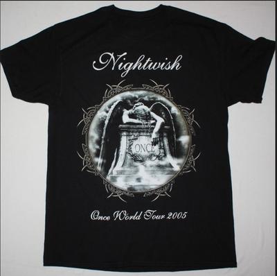 Nightwish Band Tour 2005 Short Sleeve Cotton All Size T-Shirt HE790 Unisex T-Shirt