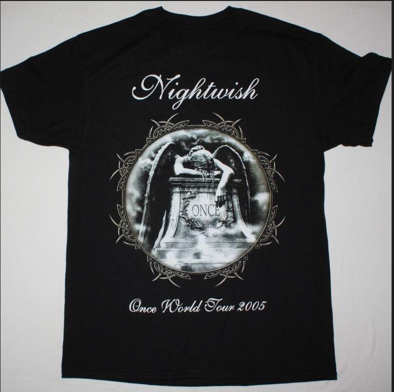 

Футболка с коротким рукавом из хлопка Nightwish, тур 2005, все размеры, HE790, унисекс XXXXL