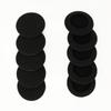 10 Pares/lote Redondo 35 40 45 50 55 60 65 mm Cubierta de Auriculares Reemplazo Esponja Almohadillas para Orejas Universal Almohadillas de Espuma Cojín de Espuma