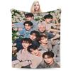 Sung Han Bin Plush Blanket Boy Girl  Flannel Throw Blanket For Outdoor Warm Soft Zerobaseone Quality Bedspread Birthday Gift
