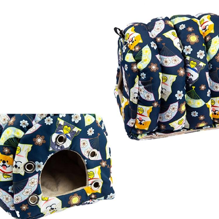 Bird Nest Winter Warm Bed House Plush Tent Hideout for Parrot Sleeping Playing