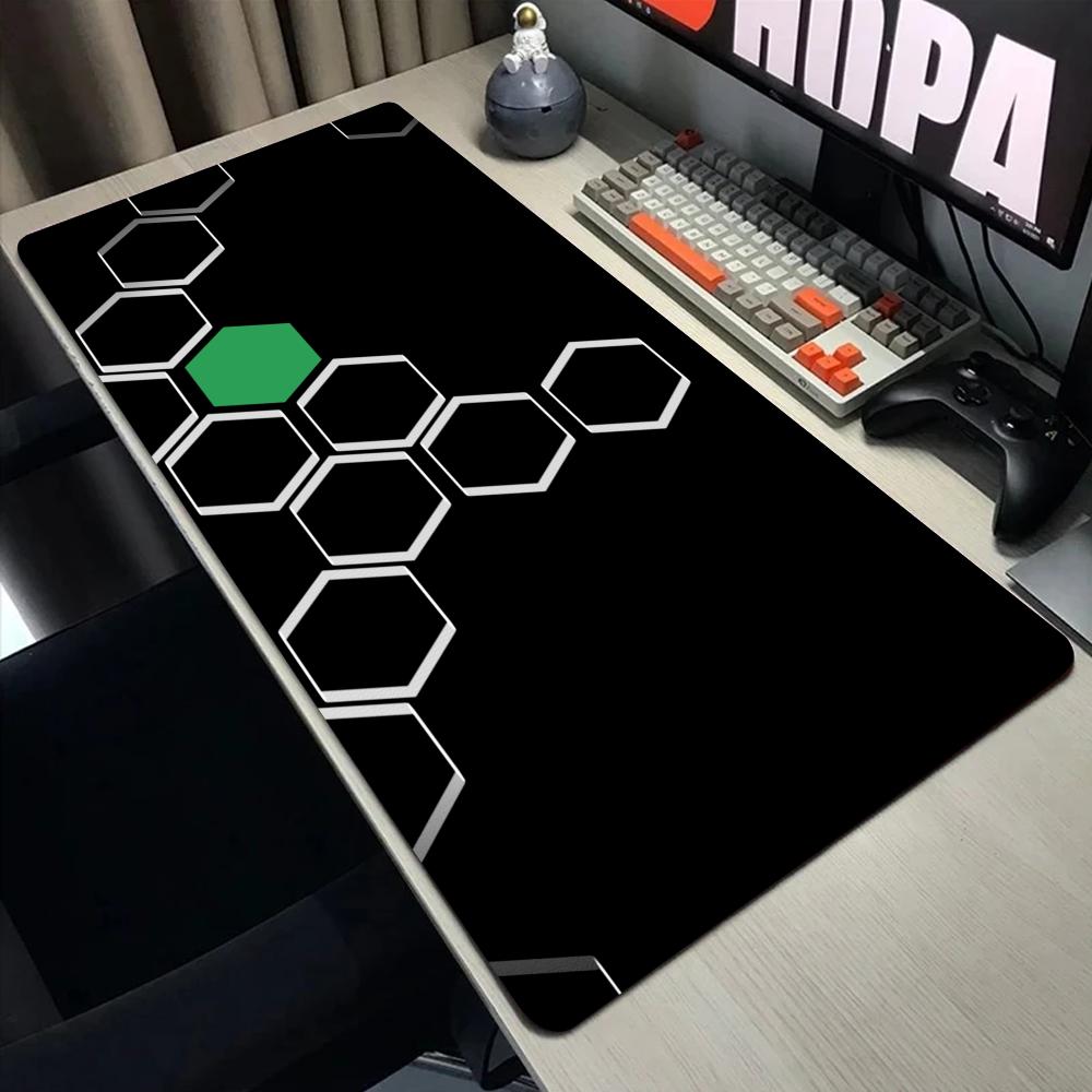 Hexagon Geometric Mouse Pad Desk Mouse Pad Cute Hd Desk Pad Extended Gaming Keyboard Mats Large Xxl Gamer Mousepad 90x40