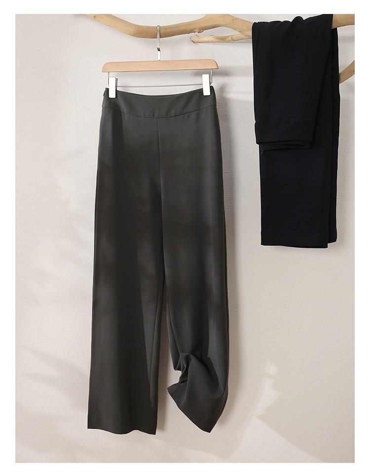 Simple Commuting Casual Wide Leg Pants for Women In 2026 Spring and Autumn Fashion, Loose and Versatile, Slimming and Floor Hugging Pants