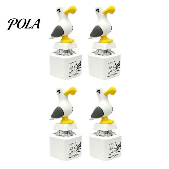 Brelok do kluczy zabawka łagodząca lęk 1/2/3/4 szt. Klawiatura Fidget z dźwiękiem, Ładowalny mewa kliker na palce przenośna zabawka ze światłami, Żaba przycisk