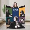 Movie Supernatural Evil Power Printed Soft Blankets Travel Plush Throw Blanket Print Home Decor Flannel Bedspread Sofa Bed Cover