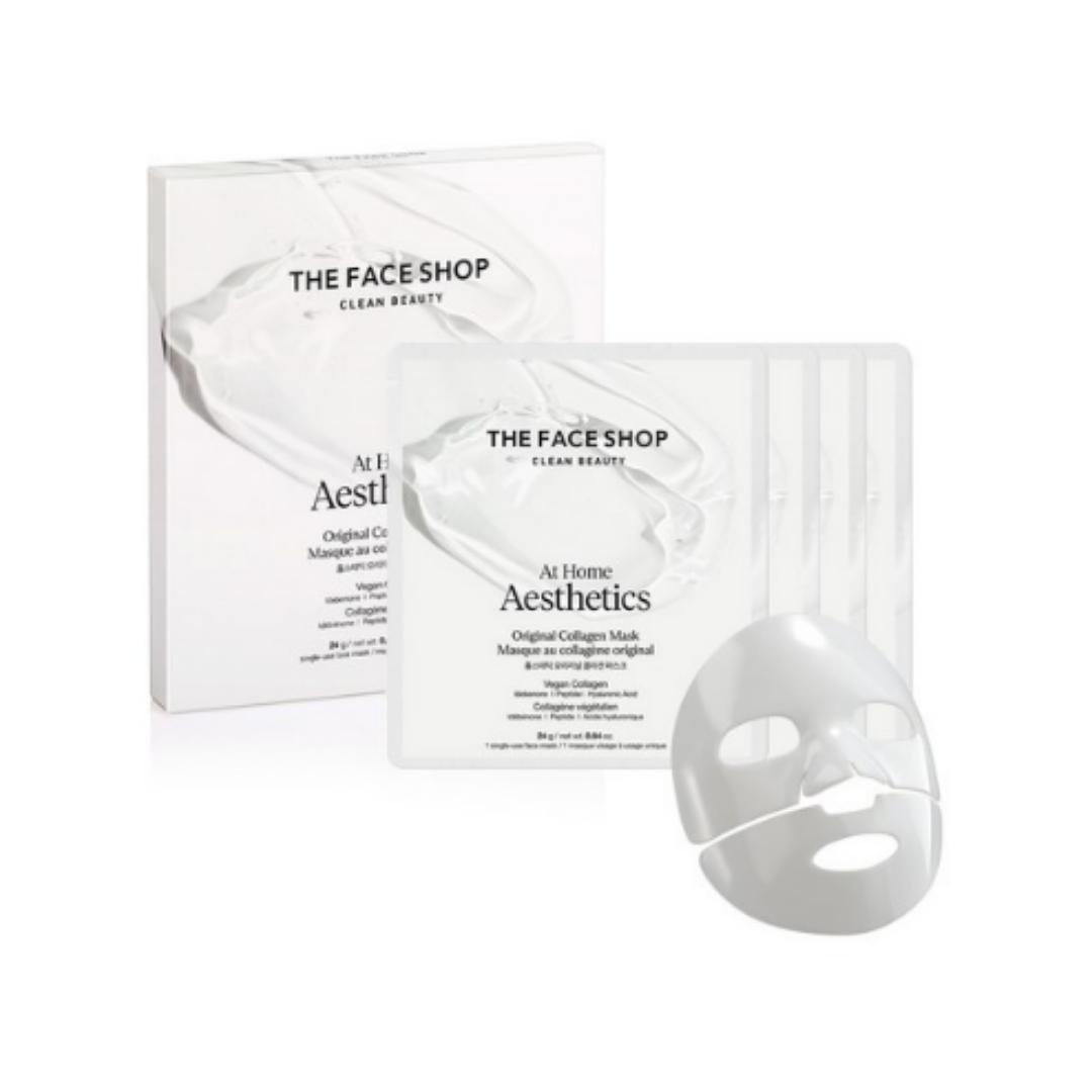 

The Face Shop Homestetic Original Collagen Mask — 24 g × 4 Sheets (1 Box)