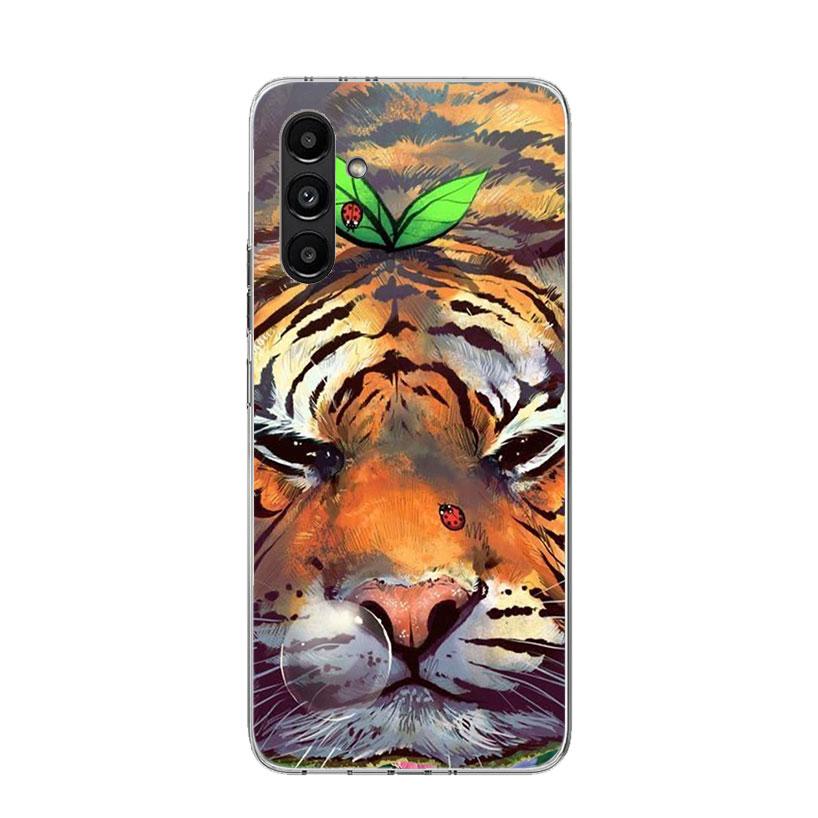 Superior Tiger Pattern Art Phone Case For Samsung Galaxy A17 A16 A14 A15 A13 A57 A56 A54 A55 A53 A37 A36 A34 A35 A33 A26 A24 A25