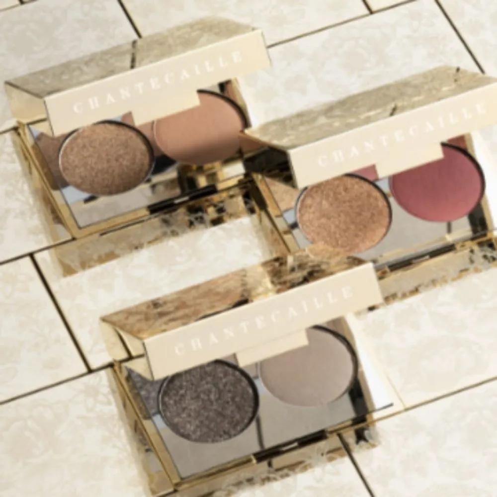 Chantecaille Gilded Garden Eyeshadow Duet Silver Willow