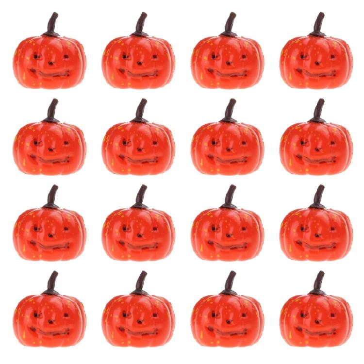 16 Pcs Halloween Foam Pumpkin Model Ornament Realistic Pumpkin Statue for Party 1