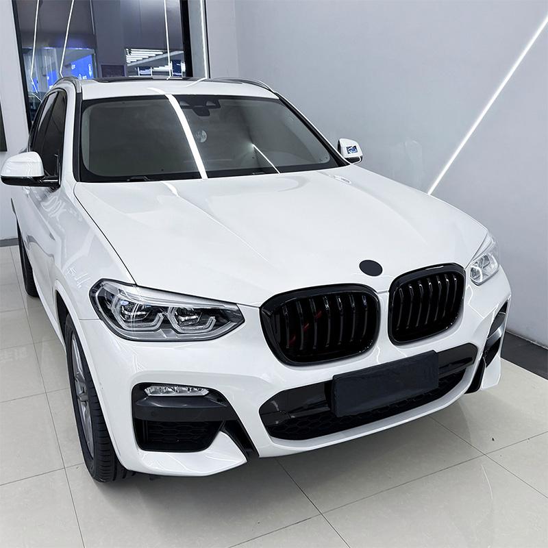 For BMW X3 G01 X4 G02 2018-2025 High Quality ABS Single Line & Double Lines Kidney Grille Car Front Bumper Grill Glossy Black