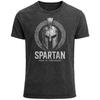 Herren Vintage Hemd Spartanischer Helm Athletischer Aufdruck Hemd Aufdruck Vorderseite Aufdruck Used-Look-