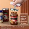 Multi-functional Can Opener, Kitchenware, Rotary Adjustable Effortless Stainless Steel Bottle Opener